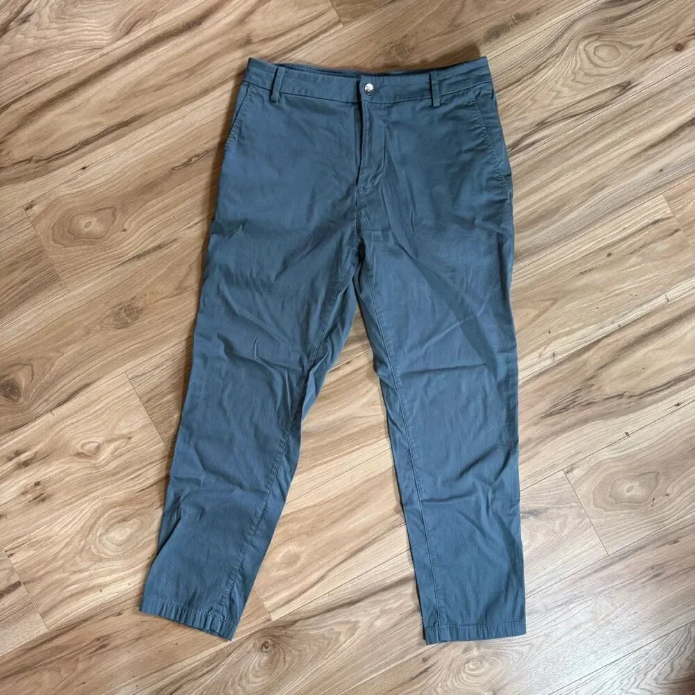 Birddogs Phil Gates Smoky Blue Stretch Khakis Slim Fit Size 30x28